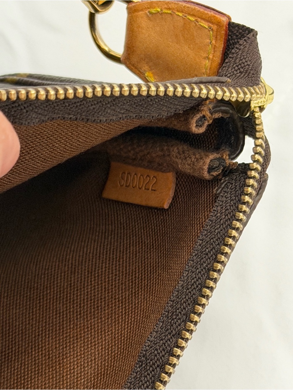 Louis Vuitton Brown Monogram Canvas Bucket Shoulder Bag with Tan Leather Trim - Picture 15 of 15
